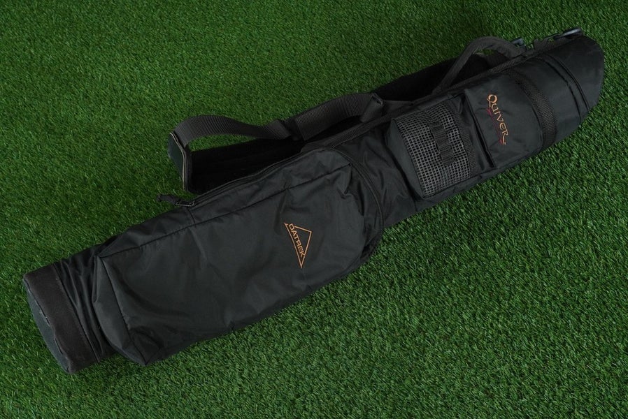 DATREK QUIVER SUNDAY, PIPE, CARRY BAG 2-WAY DIVIDERS GOLF BAG, BLACK
