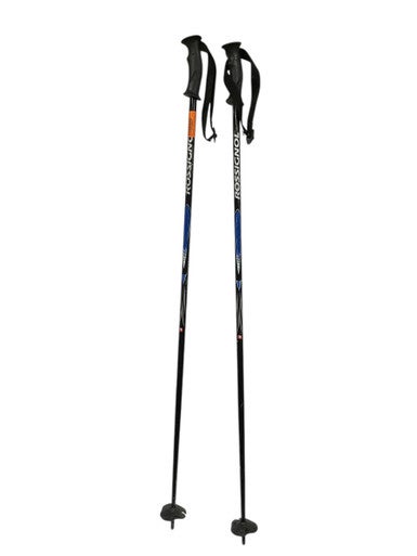 Used Rossignol Womens DH Ski Pole Black 125 cm / 50 in 11847-S000030694
