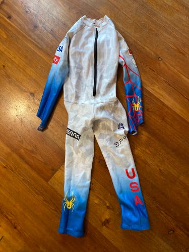 Unisex Large Spyder U.S. Ski Team Ski Suit (Used) FIS Legal