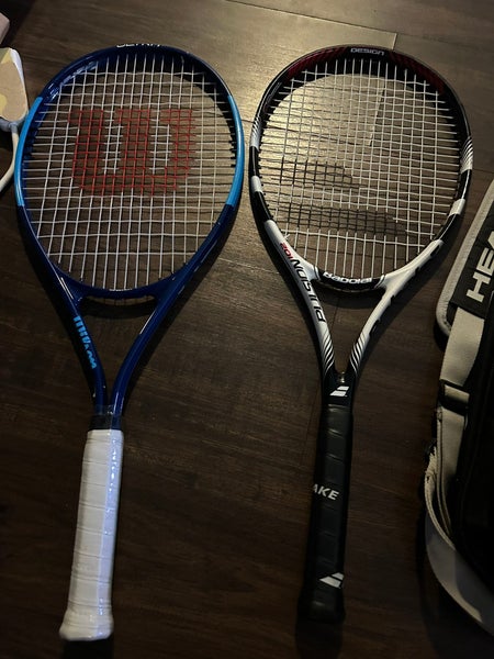 Head Tennis Bag And Wilson Tennis Rackets (New)