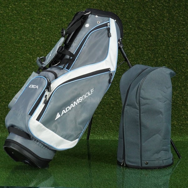 ADAMS IDEA STAND BAG 7 WAY DIVIDERS SPEEDLINE GIRLS WOMEN'S LADIES, GRAY / BLUE