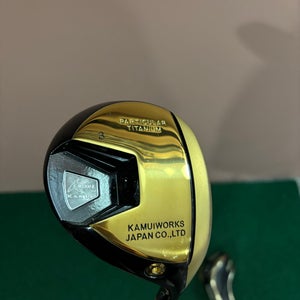 Kamuiworks Japan Particular Titanium 3 Wood KM - 200 II used , cover