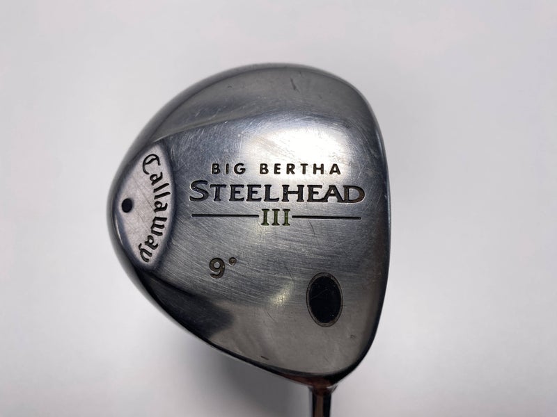 Callaway Steelhead III Driver 9* Steelhead III Uniflex Steel Mens RH