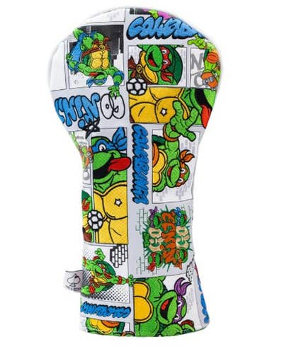 Pins & Aces Teenage Mutant Ninja Turtles Driver Headcover (Multi) Golf NEW