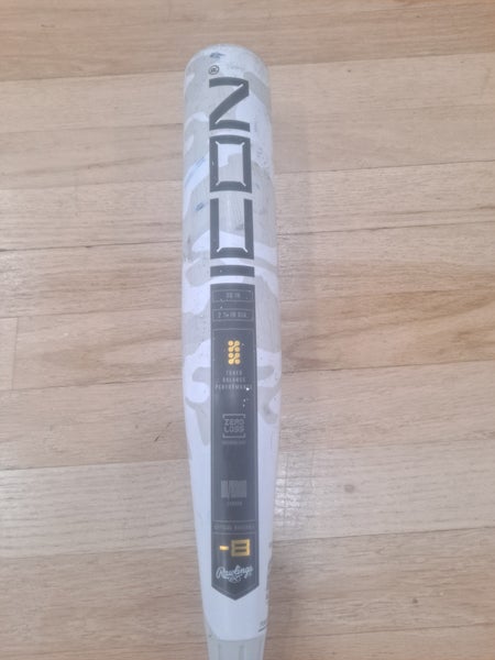 2025 Rawlings Icon Composite USSSA Certified Bat (-8) 22 oz 30" (Used)