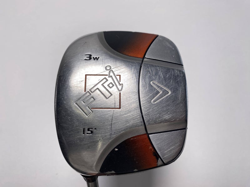 Callaway FT-i Squareway 3 Fairway Wood 15* Fujikura Fit On Regular Mens LH