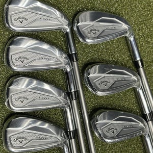 Callaway Elyte Forged Iron Set 5-PW, AW Graphite Denali 65 Regular Flex +1" NEW!