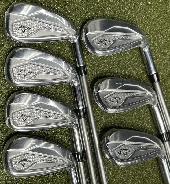 Callaway Elyte Forged Iron Set 5-PW, AW Graphite Denali 65 Regular Flex +1" NEW!