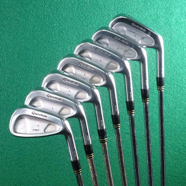 TaylorMade RAC CB Satin Finish 3-9 Iron Set Precision Rifle FCM 5.5 Steel Firm