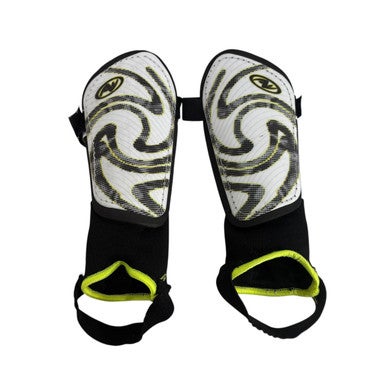 Used Soccer Shin Guards Youth White SM 11406-S000107327