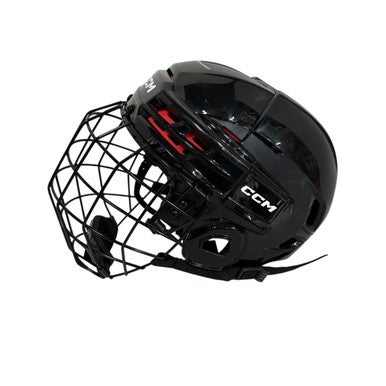 Used CCM TACKS 70 Helmet Cage Combo Black MD 11406-S000107328