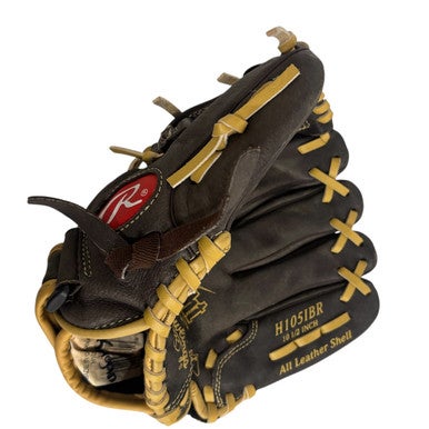 Used Rawlings HIGHLIGHT BB/SB Glove RH Throw Brown 10 1/2" 11406-S000107403