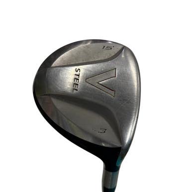 Used Taylormade V STEEL Mens Fairway Wood RH 3 Wood 11406-S000107506