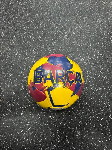 Used FC BARCELONA All Size Soccer Ball Yellow 5 11849-S000032901