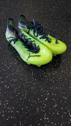 Used Puma ULTRA 1.3 Soccer Cleats Neon Green Senior 8 11849-S000033157