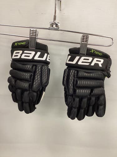 Used Bauer X TENO Youth Gloves Black 8" 11851-S000039533