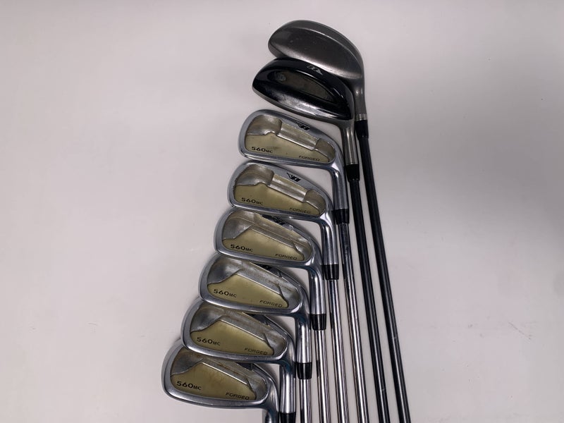 Wishon Golf 560mc Forged Hybrid Iron Set 3-PW Wilson Graphite & Steel Mens RH