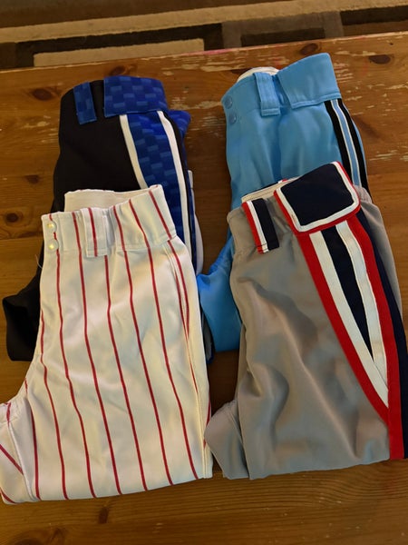 Women's Size 24 Boombah Game Pants -4 pairs (Used)