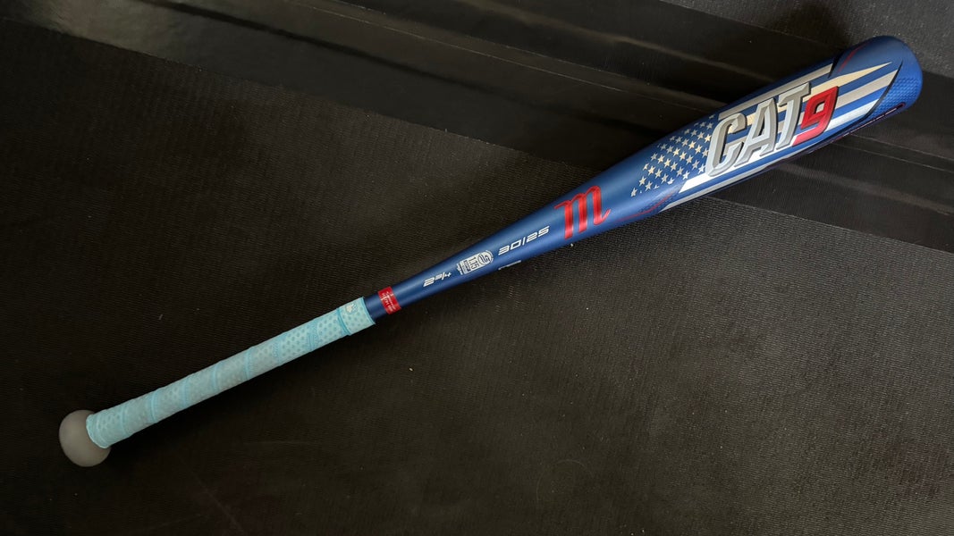 Marucci CAT9 Pastime Alloy USSSA Bat (-5) 25 oz 30" - Excellent Condition