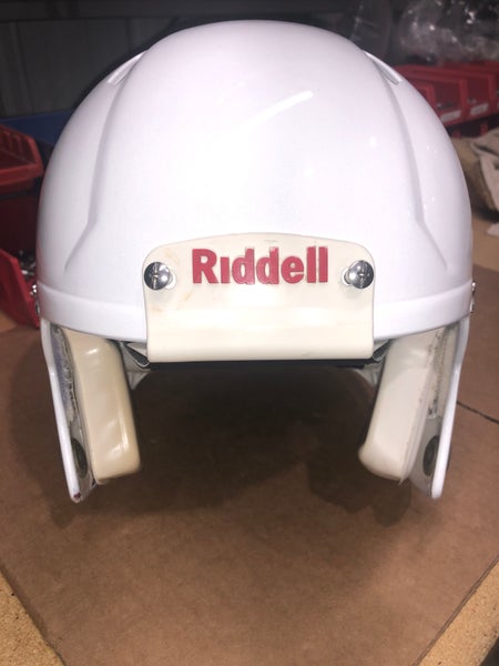USED RIDDELL SPEED ADULT HELMET - LARGE - METALLIC WHITE - REJECT