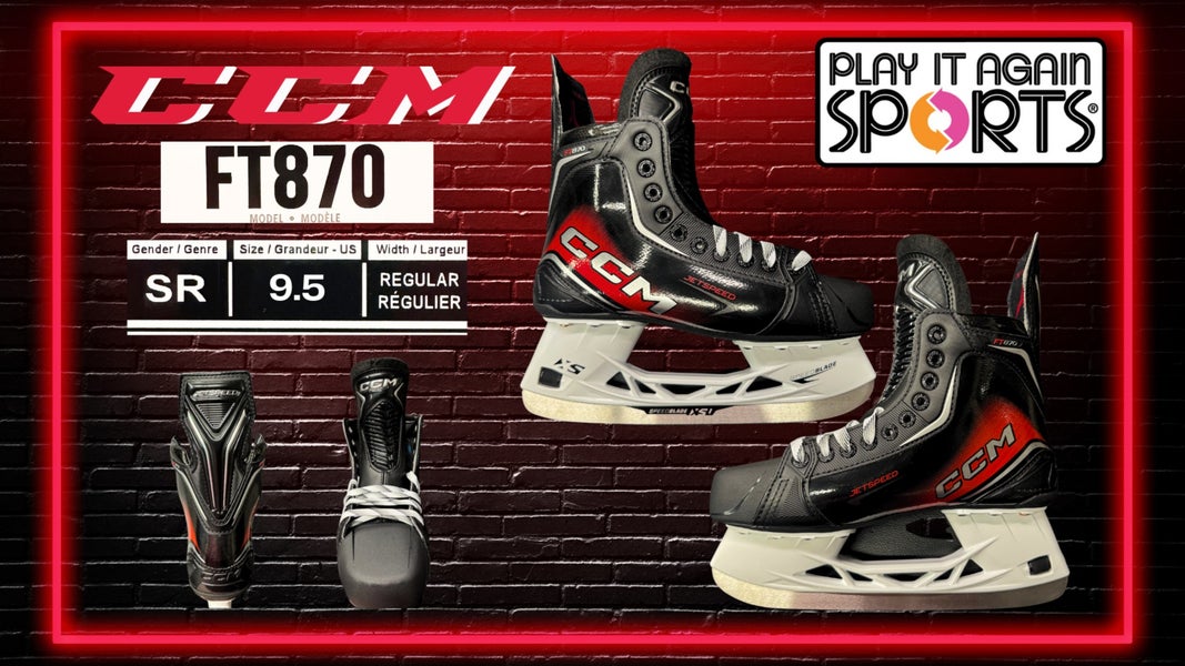 BRAND NEW! 2025 CCM JetSpeed FT870 Hockey Skates Regular Width Size 9.5
