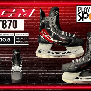 BRAND NEW! 2025 CCM JetSpeed FT870 Hockey Skates Regular Width Size 10.5