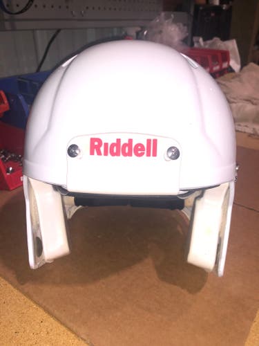 USED RIDDELL SPEED ADULT HELMET - MEDIUM - METALLIC WHITE - REJECT