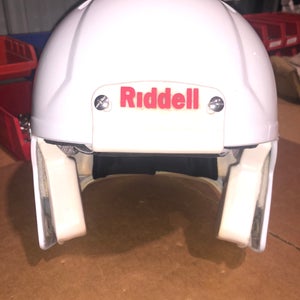 USED RIDDELL SPEED ADULT HELMET - MEDIUM - METALLIC WHITE - REJECT