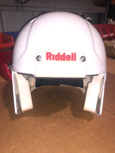 USED RIDDELL SPEED ADULT HELMET - MEDIUM - METALLIC WHITE - REJECT