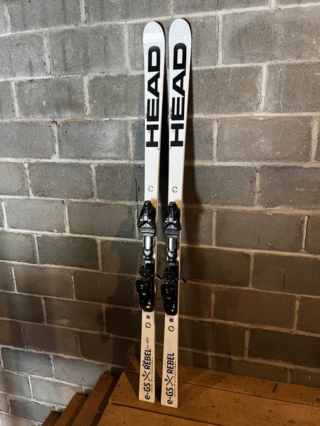 HEAD e-GS REBEL 181cm race Skis (Used) (2 pairs)