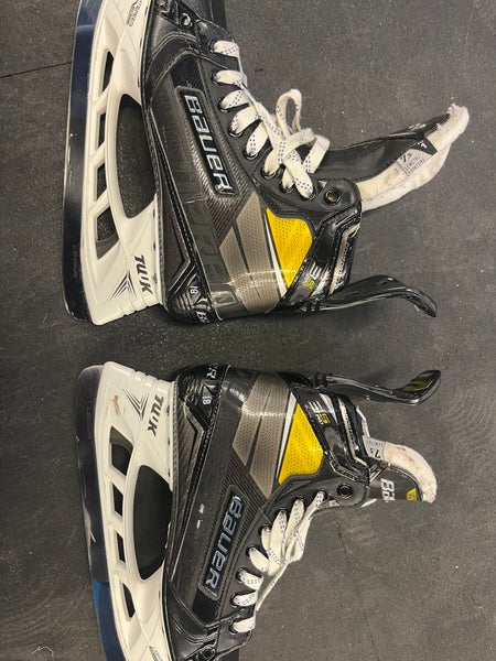 Bauer Supreme 3S Pro Hockey Skates 7.5 Fit 1 (Used) 2 sets of steel included