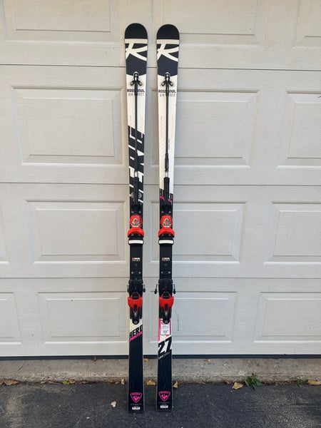 Rossignol Hero Master 185 cm Racing Skis With Bindings (Used)
