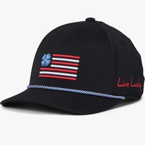 NEW Black Clover Live Lucky Clover Nation #28 Black Adjustable Snapback Golf Hat