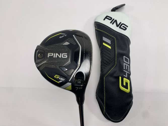 Ping G430 SFT 7 Fairway Wood 22* Tour 2.0 75g Stiff Graphite Mens RH HC