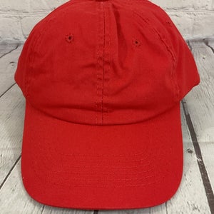 OC Outdoor Cap 104915 Adult's Adjustable Baseball Hat Bright Red OSFM