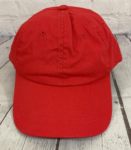 OC Outdoor Cap 104915 Adult's Adjustable Baseball Hat Bright Red OSFM