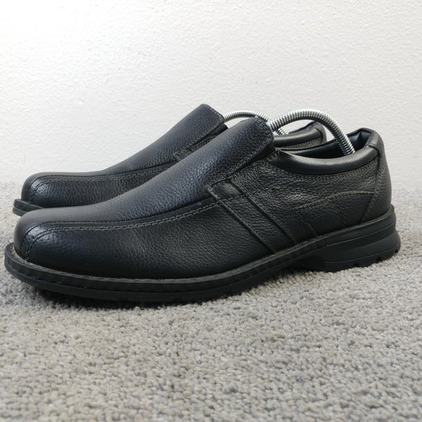 Dockers Slip On Dress Shoes Mens Size 10 Loafers Black Low Top