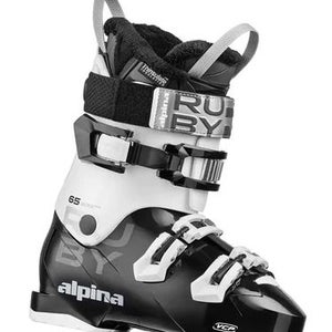 Women's Alpina Ruby 65 Ski Boots with batteries (New)