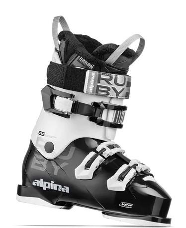 Women's Alpina Ruby 65 Ski Boots with batteries (New)
