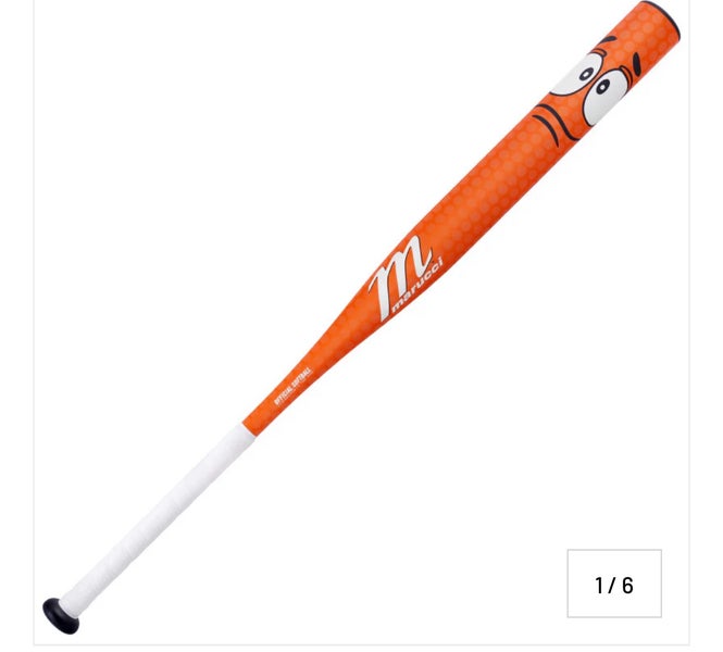 2025 MARUCCI CHOCOLATE CRUSH ORANGE BALANCED USSSA SLOWPITCH SOFTBALL BAT 34” 25 oz (new)