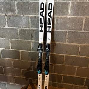 HEAD e-GS WORLDCUP REBELS 176 cm Skis With Bindings (Used)