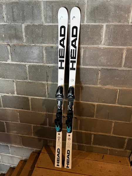 HEAD e-GS WORLDCUP REBELS 176 cm Skis With Bindings (Used)