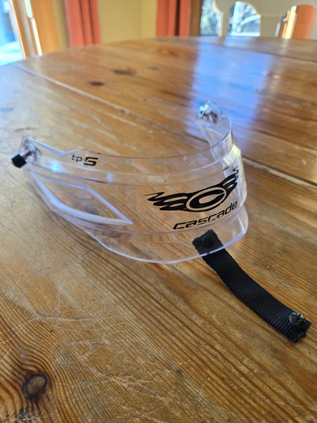 Used Cascade TP-S goalie throat guard