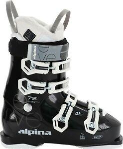 Women's Alpina Eve 75 Heat Ski Boots Soft Flex with batteries (New)