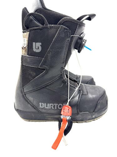 Used Burton PROGRESSION BOA Mens Snowboard Boots Black Senior 7 11860-S000300219