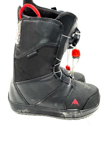 Used Burton PROGRESSION BOA Mens Snowboard Boots Black Senior 8 11860-S000300218