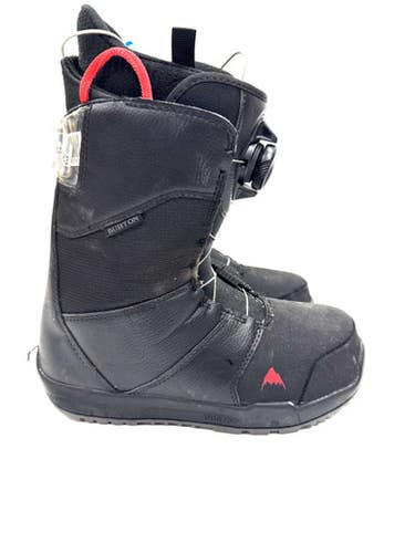 Used Burton PROGRESSION BOA Mens Snowboard Boots Black Senior 10 11860-S000300216
