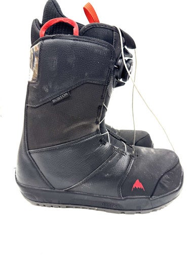 Used Burton PROGRESSION BOA Mens Snowboard Boots Black Senior 10.5 11860-S000300214