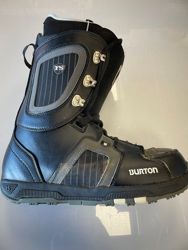 Used Burton FREESTYLE Mens Snowboard Boots Black Senior 11.5 11860-S000300189