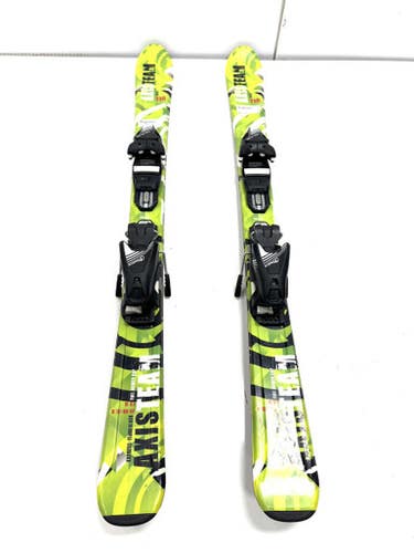 Used AXIS TEAM 110 Boys DH Ski/Binding Green 110 cm 11860-S000300192